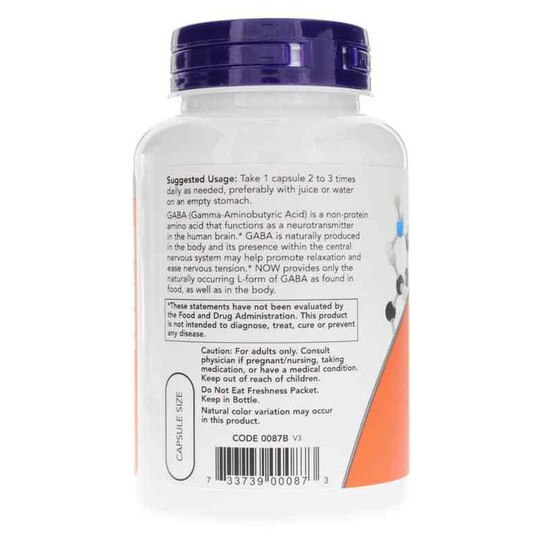 GABA 500 Mg, NOW
